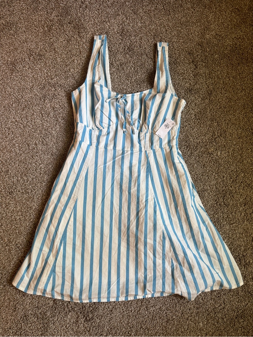 Blue and White Striped Sundress - NWT Old Navy
